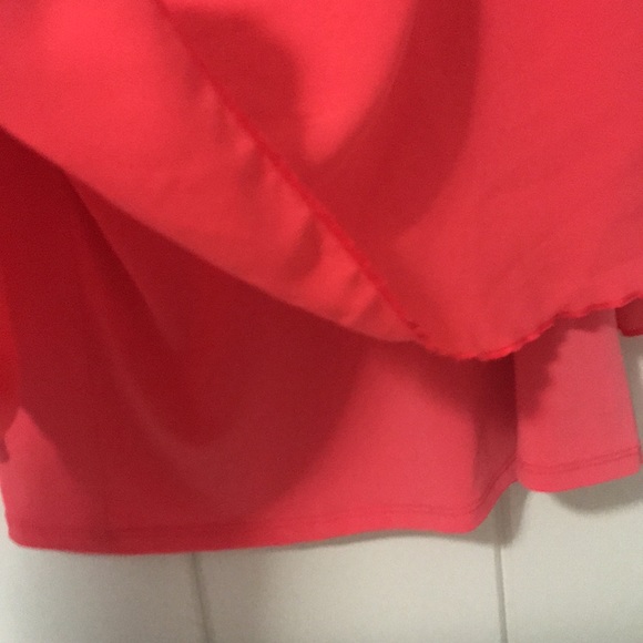 Nygard Tangerine Orange Batwing Layered Blouse size S NWOT - Picture 8 of 8